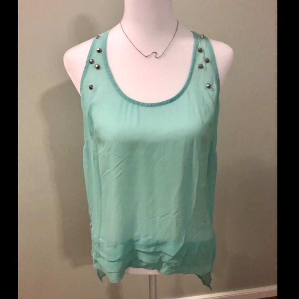 NWT - Studded dress up tank top - Picture 2 of 6